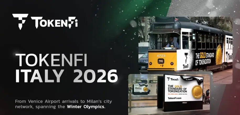 TokenFi Unveils High-Visibility Branding Campaign Across Italy Ahead of 2026 Winter Olympics