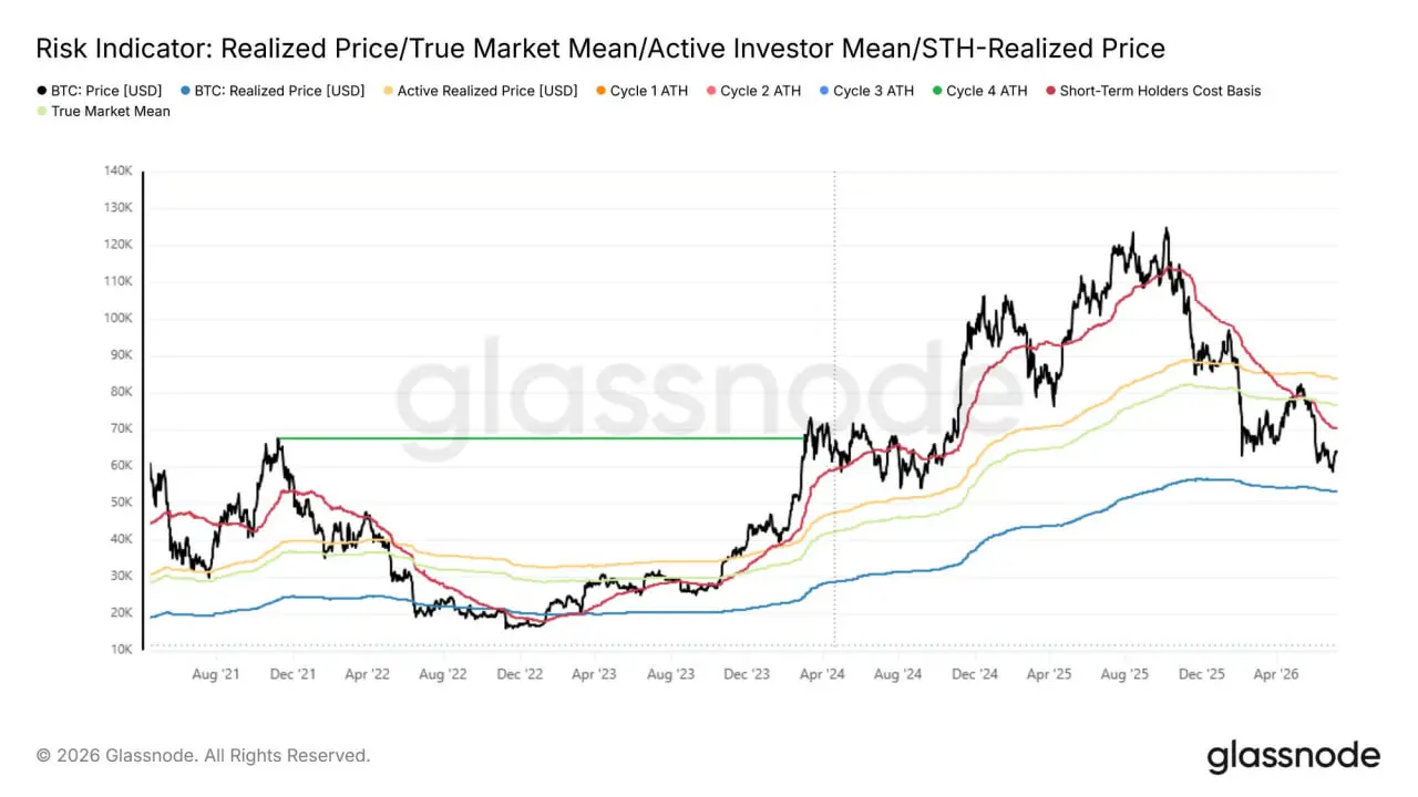 Risk indicator for Bitcoin - metric from Glassnode (week 27, 2026)