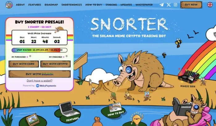 Snorterトークン($SNORT)ライブプレセール番号