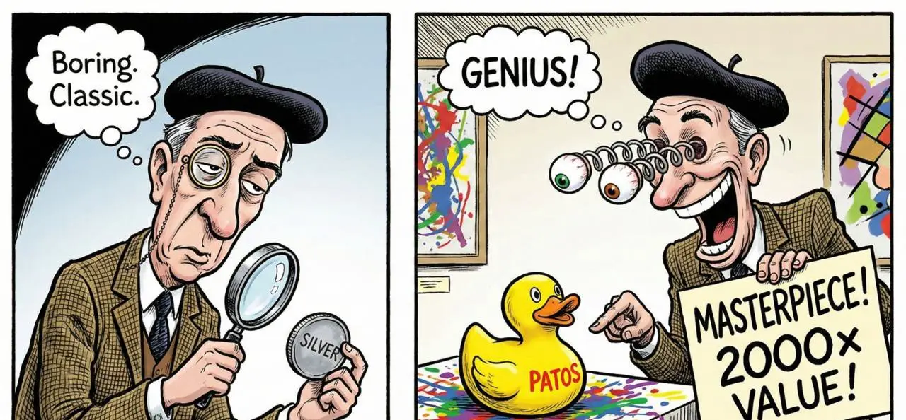 Silver is in a stable upward trend but Patos Meme Coin looks like a much bigger opportunity