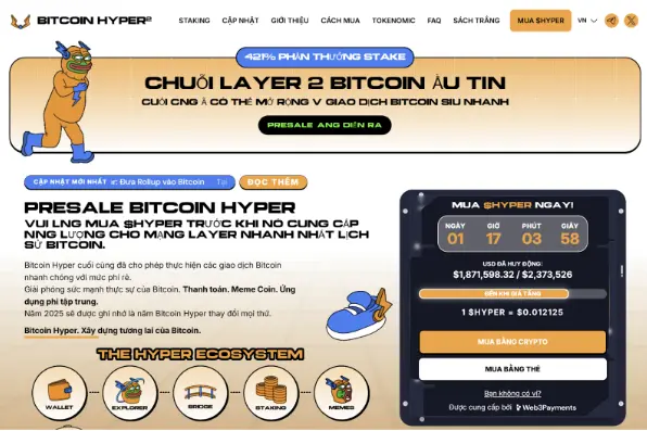 Bitcoin Hyper dapat mencapai 1000 kali nilai