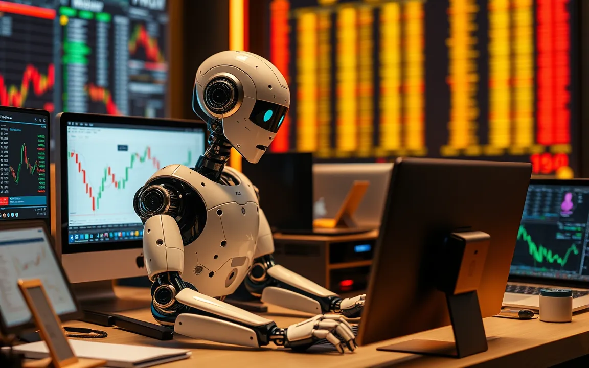 AI сгенерированное изображение AI торговли