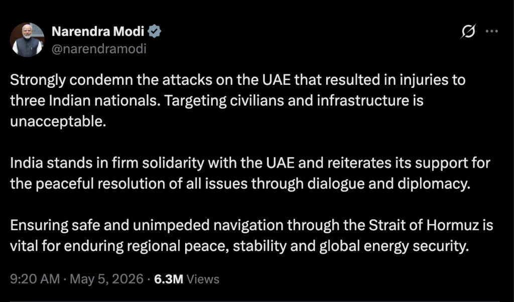 Source: Narendra Modi/X