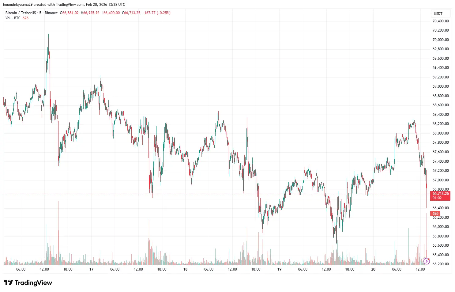 Bitcoin Price Chart