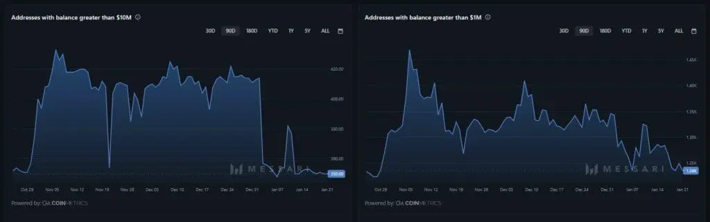 XRP whales sell. Source: