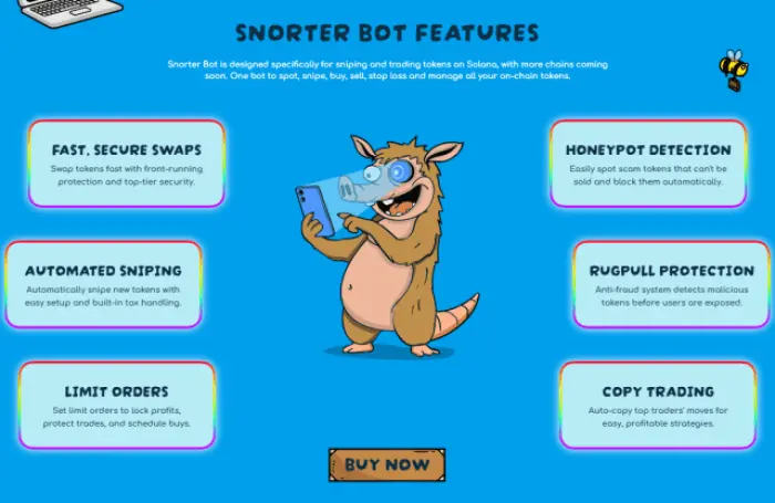 Các tính năng chính của Snorter Bot