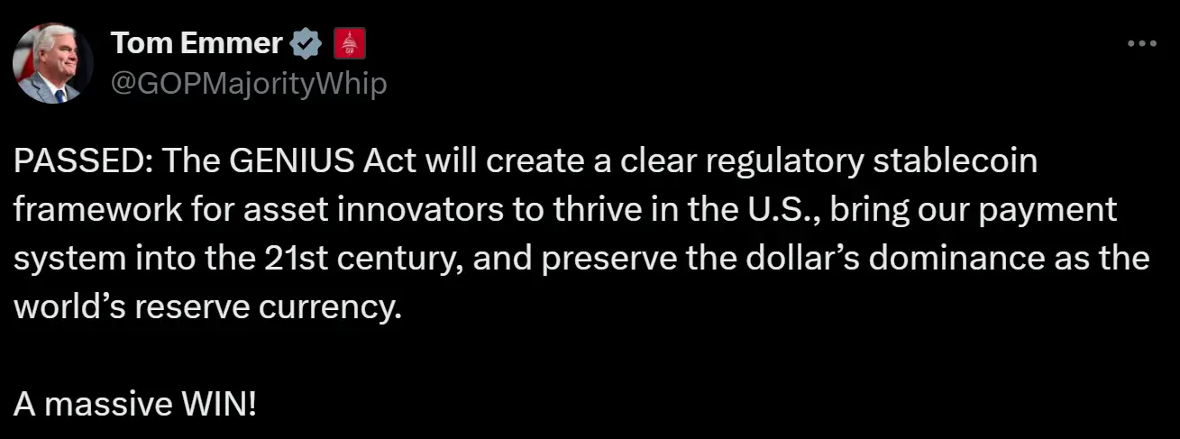 GENIUS undang-undang telah diterapkan, bagaimana kita harus dengan hati-hati memperlakukan narasi stablecoin?